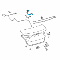 OEM Toyota Avalon Hinge Diagram - 64510-07011