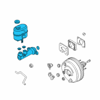 OEM 2008 Dodge Durango Brake Mastr Cylinder Diagram - 5179926AB