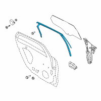 OEM 2014 Lincoln MKZ Run Channel Diagram - GP5Z-5425766-A