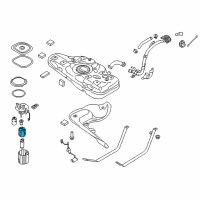 OEM 2018 Hyundai Elantra Fuel Pump Filter Diagram - 31112-C9000