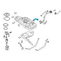 OEM 2020 Hyundai Elantra Hose-Fuel Filler Neck Diagram - 31036-F3500