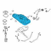 OEM 2018 Hyundai Elantra Tank Assembly-Fuel Diagram - 31150-F3500