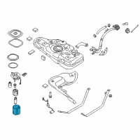 OEM 2022 Kia Forte Cup Assembly-Reservoir Diagram - 31116F3500