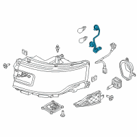 OEM 2013 Ford Flex Socket & Wire Diagram - DA8Z-13A006-B