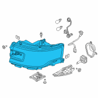 OEM Ford Flex Composite Assembly Diagram - DA8Z-13008-H