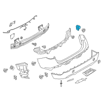 OEM 2015 BMW X1 Ultrasonic Sensor Diagram - 66-20-9-289-022