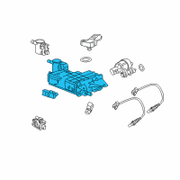 OEM 2011 Cadillac SRX Vapor Canister Diagram - 25949888