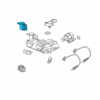 OEM 2015 Cadillac SRX Vent Control Solenoid Diagram - 13575702