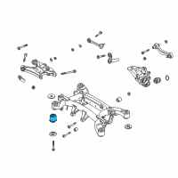 OEM 2004 BMW X5 Rubber Mounting Diagram - 33-31-6-770-454