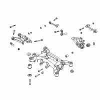 OEM 2016 BMW X5 Self-Locking Collar Nut Diagram - 33-32-6-760-383