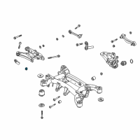 OEM BMW X5 Self-Locking Collar Nut Diagram - 33-32-6-760-383