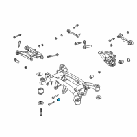 OEM 2004 BMW X5 Rubber Mounting Front Diagram - 33-17-6-770-457