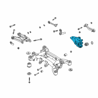 OEM 2002 BMW X5 Wheel Carrier, Rear Left Diagram - 33-32-1-095-239