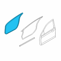 OEM Mercury Milan Weatherstrip On Body Diagram - 6H6Z-5420708-AB