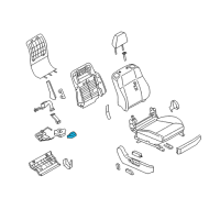 OEM 2007 Infiniti M45 Cushion Ted Diagram - 873D7-EH10B