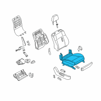 OEM Infiniti M45 Cushion Complete-Front Seat R Diagram - 873A2-EH33A