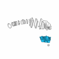 OEM 2009 Chevrolet Impala Lower Housing Diagram - 15871616