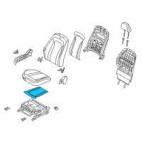 OEM 2015 Kia Optima Heater-Front Seat Cushion Diagram - 881954C050