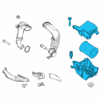 OEM Ford Transit Connect Air Cleaner Assembly Diagram - CV6Z-9600-C