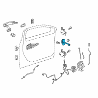 OEM Chevrolet Malibu Limited Link Asm-Front Side Door Check Diagram - 22862874