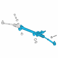 OEM 2009 Dodge Viper Rack And Pinion Gear Diagram - 4865678AH