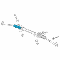 OEM Dodge Viper Rack and Pinion Boot Diagram - 5093006AA