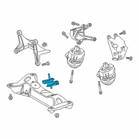 OEM Toyota GR Supra Transmission Mount Diagram - 12371-WAA02