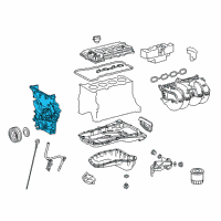 OEM 2021 Toyota Tacoma Front Cover Diagram - 11310-75090