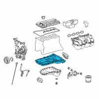 OEM 2017 Toyota Tacoma Upper Oil Pan Diagram - 12101-75160