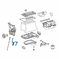 OEM 2020 Toyota Tacoma Guide Tube Diagram - 11409-75071