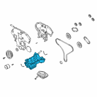 OEM 1995 Nissan Maxima Pan Assy Oil Diagram - 11110-31U2A