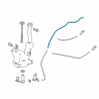 OEM 2017 Acura RLX Tube (900MM) Diagram - 76888-SZT-G11