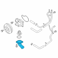 OEM Scion Water Outlet Diagram - SU003-00113