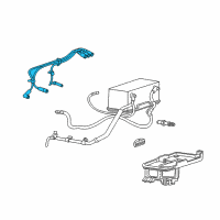 OEM Chevrolet S10 Cable Set Diagram - 19154583