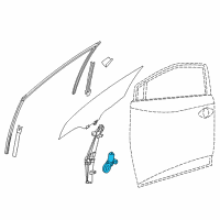 OEM Nissan Murano Motor Assy-Regulator, RH Diagram - 80730-4BA1A