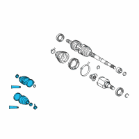 OEM Toyota Prius Plug-In Outer Boot Diagram - 04428-47066