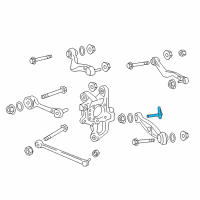 OEM 2009 Lexus LS460 Attachment Sub-Assy, Rear Suspension Arm Diagram - 48709-50060