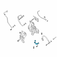 OEM 2018 Ford Escape Oil Outlet Tube Diagram - FB5Z-6L092-C