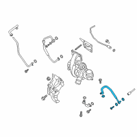 OEM 2013 Ford Escape Oil Feed Tube Diagram - F2GZ-6K679-A