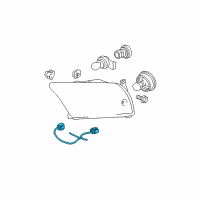 OEM 2010 Dodge Caliber Wiring-HEADLAMP Diagram - 5191190AA