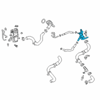 OEM 2018 Toyota Camry Thermostat and Housing Assembly Diagram - 1633125021