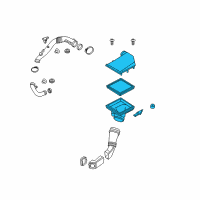 OEM 2015 BMW 640i Intake Silencer Diagram - 13-71-7-604-404