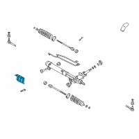 OEM 2001 Pontiac Aztek Shield-Steering Gear Heat Diagram - 10428835