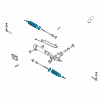 OEM Saturn SW1 Boot Kit Diagram - 21011025