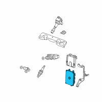 OEM 2011 Honda Fit Control Module, Engine (Rewritable) Diagram - 37820-RP3-A41