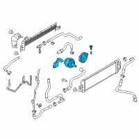 OEM 2018 Infiniti Q50 Motor Assembly - Sub Cooling Diagram - 21580-5CA5A