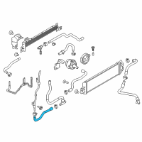 OEM Infiniti Q60 Hose-Water Cooler, Outlet Diagram - 21576-5CA6A