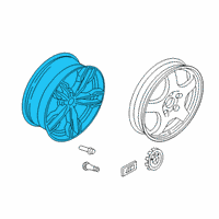 OEM 2019 BMW X4 Disc Wheel Light Alloy Titanium Matt Diagram - 36-10-8-053-456