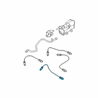 OEM BMW 328i xDrive O2 Oxygen Sensor Diagram - 11-78-7-545-074