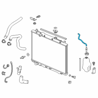 OEM Honda Passport HOSE B, RESERVE TANK Diagram - 19104-RLV-A01